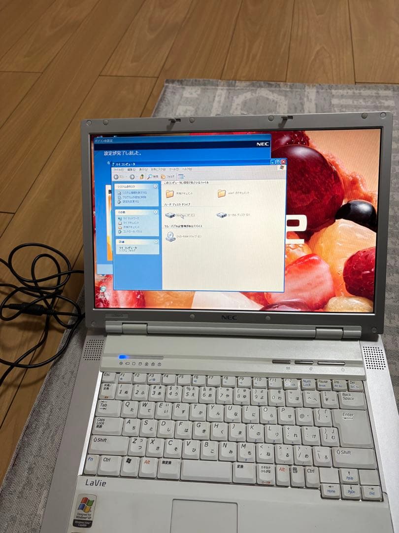 NEC LaVie LL550/G Windows XP 起動品　PCバッグ付き