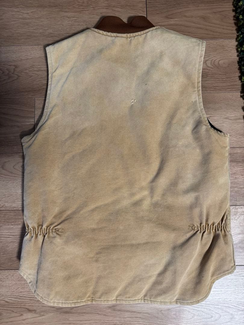 【希少】米国製 Carhartt ダックベスト M ヴィンテージ　＊最低価格