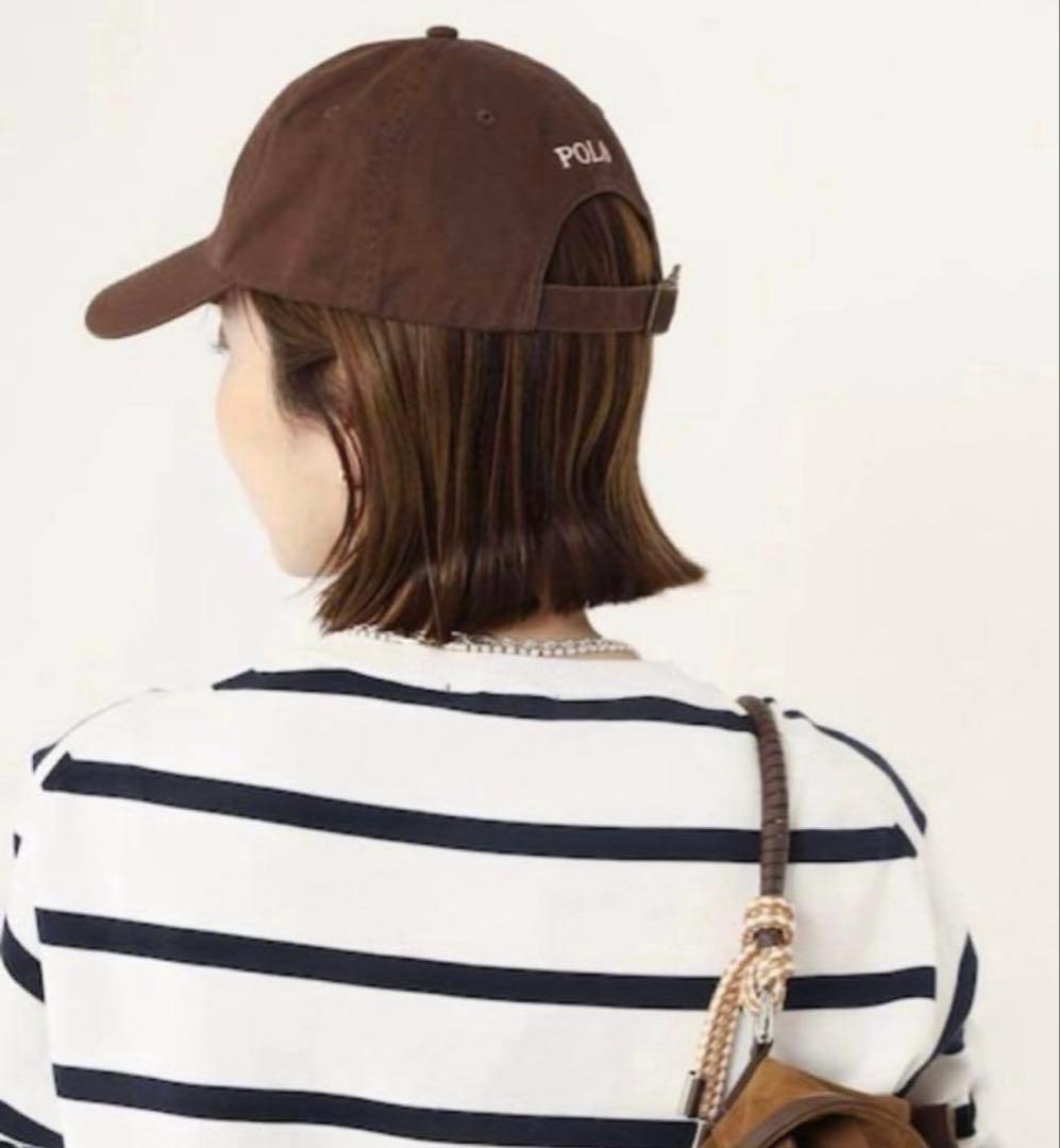 ラス2⭐️本日発送可能⭐️新品⭐️ラルフローレンブラウン ベースボールキャップ 新品