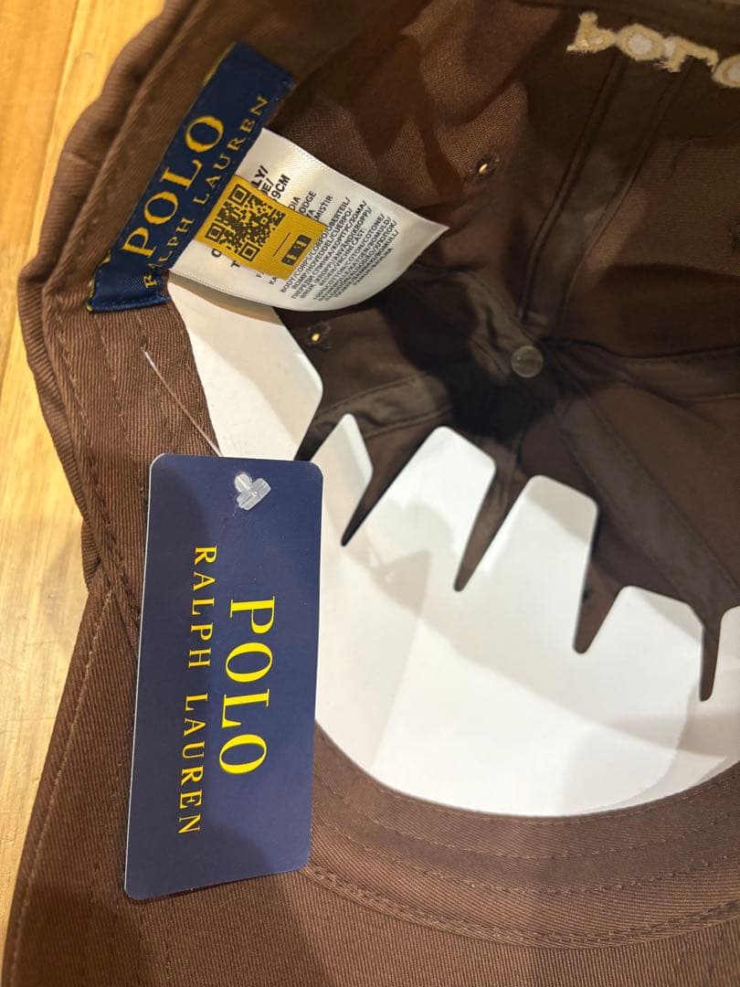 ラス2⭐️本日発送可能⭐️新品⭐️ラルフローレンブラウン ベースボールキャップ 新品