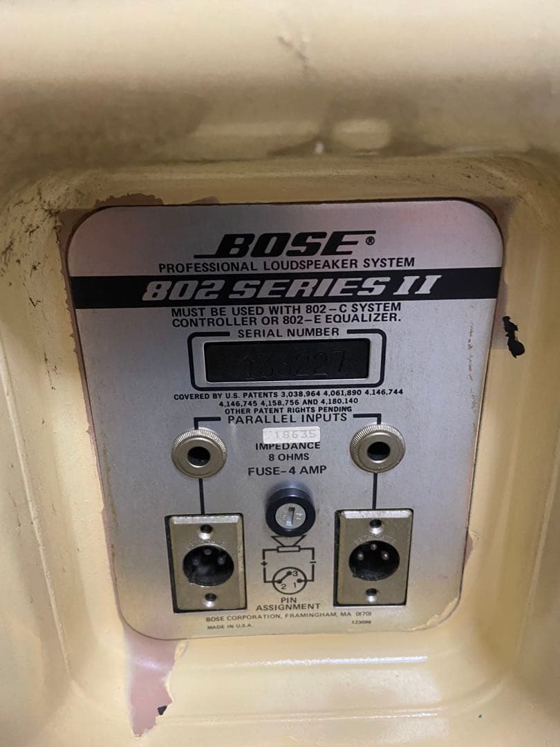 【BOSE 802 Series II】プロフェッショナルスピーカー2台セット