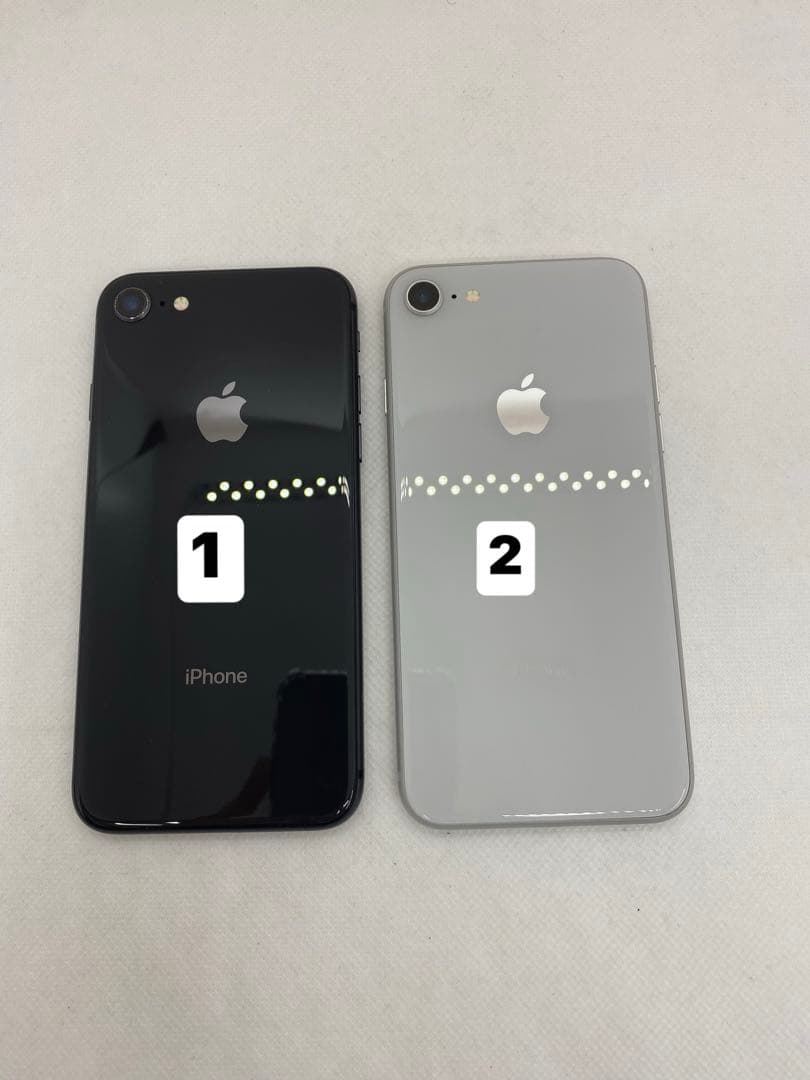 iPhone 8 セット 64GB 黒と白