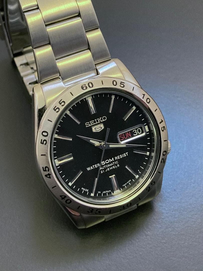 SEIKO5 セイコー5 自動巻き時計 海外モデル SNKE01J1(日本製)