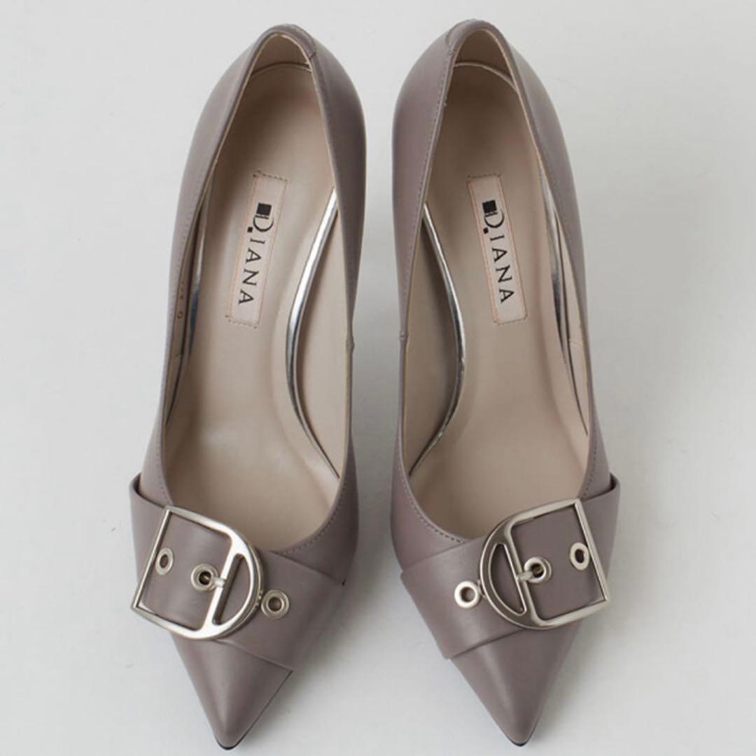 ぷー DIANA Dバックルパンプス 23cm
