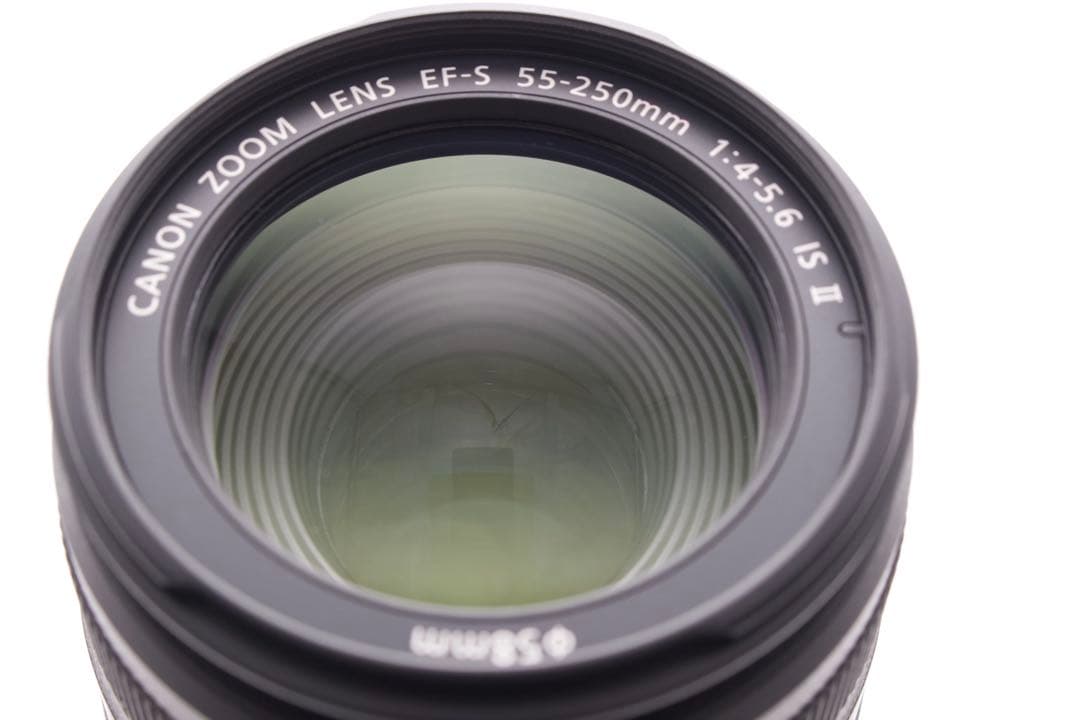 Canon EF-S 55-250 IS Ⅱ型　純正望遠レンズ　箱付き美品