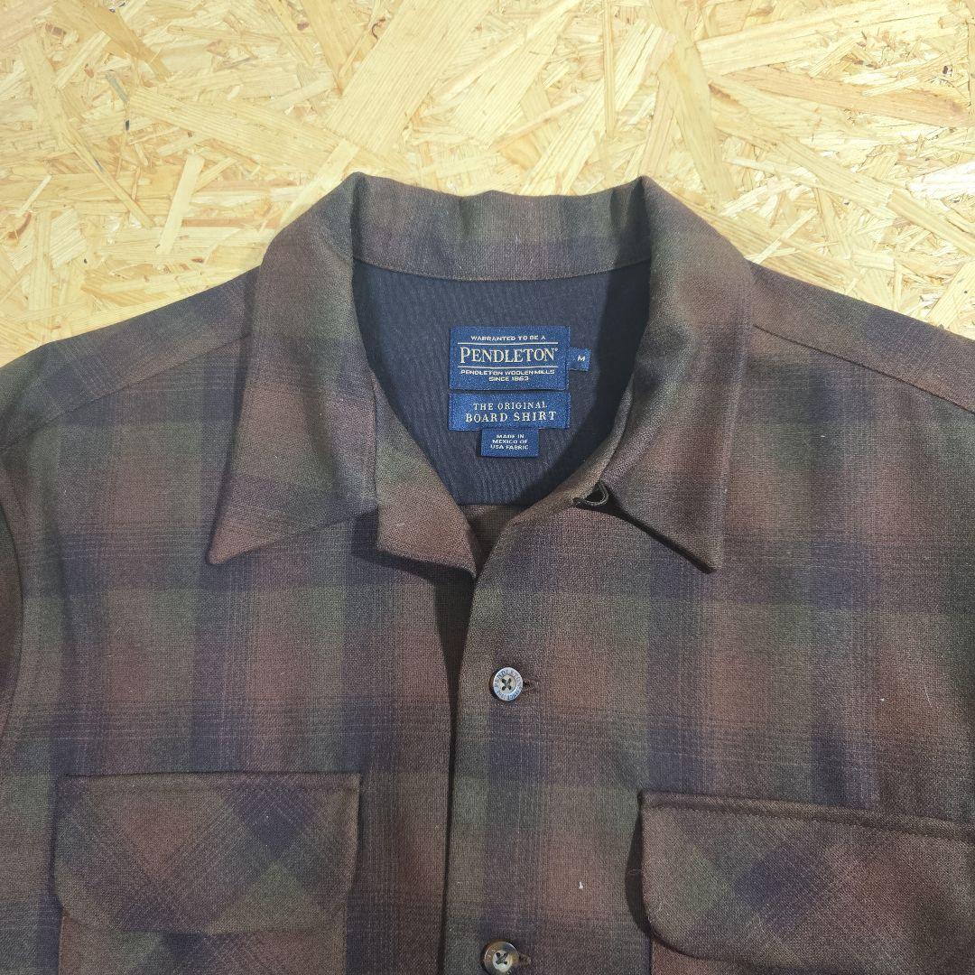 m*c様 [未使用品]　PENDLETON ウール ボードシャツ ブラウンオンブ