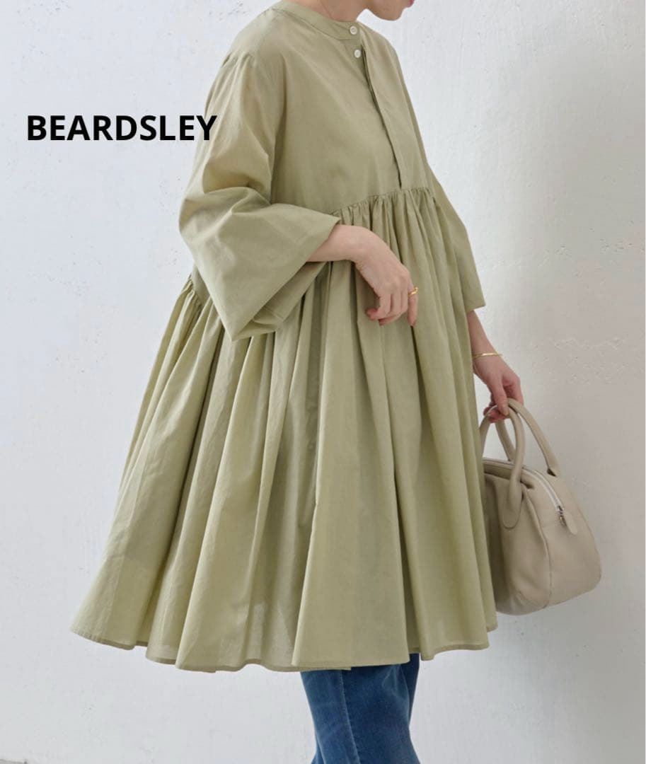 未使用✨️タグ付き✨️BEARDSLEY ギャザー チュニック ブラウス ワンピース