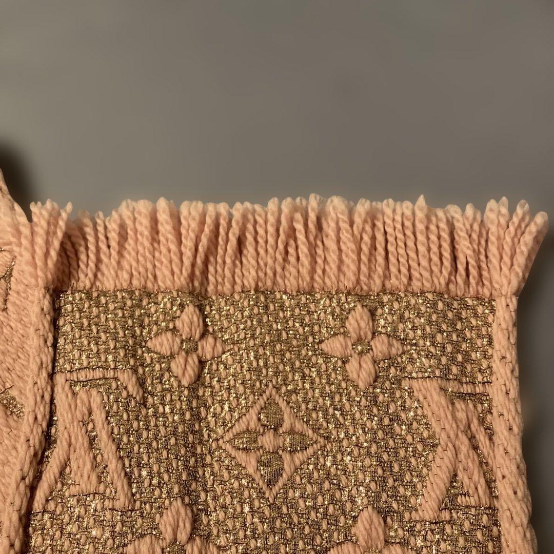 LOUIS VUITTON ルイヴィトン マフラー ピンク