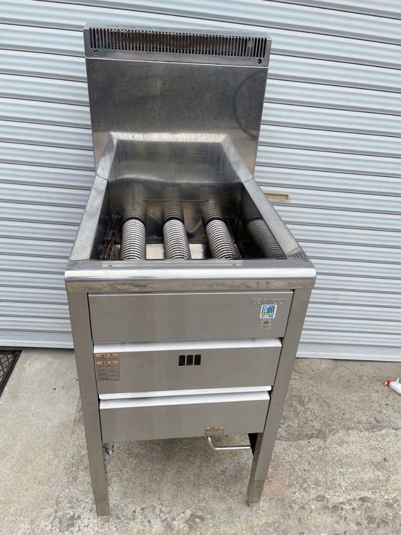 福岡配送無料　ガスフライヤー タニコー TGFL-45C LPガス　2019年製
