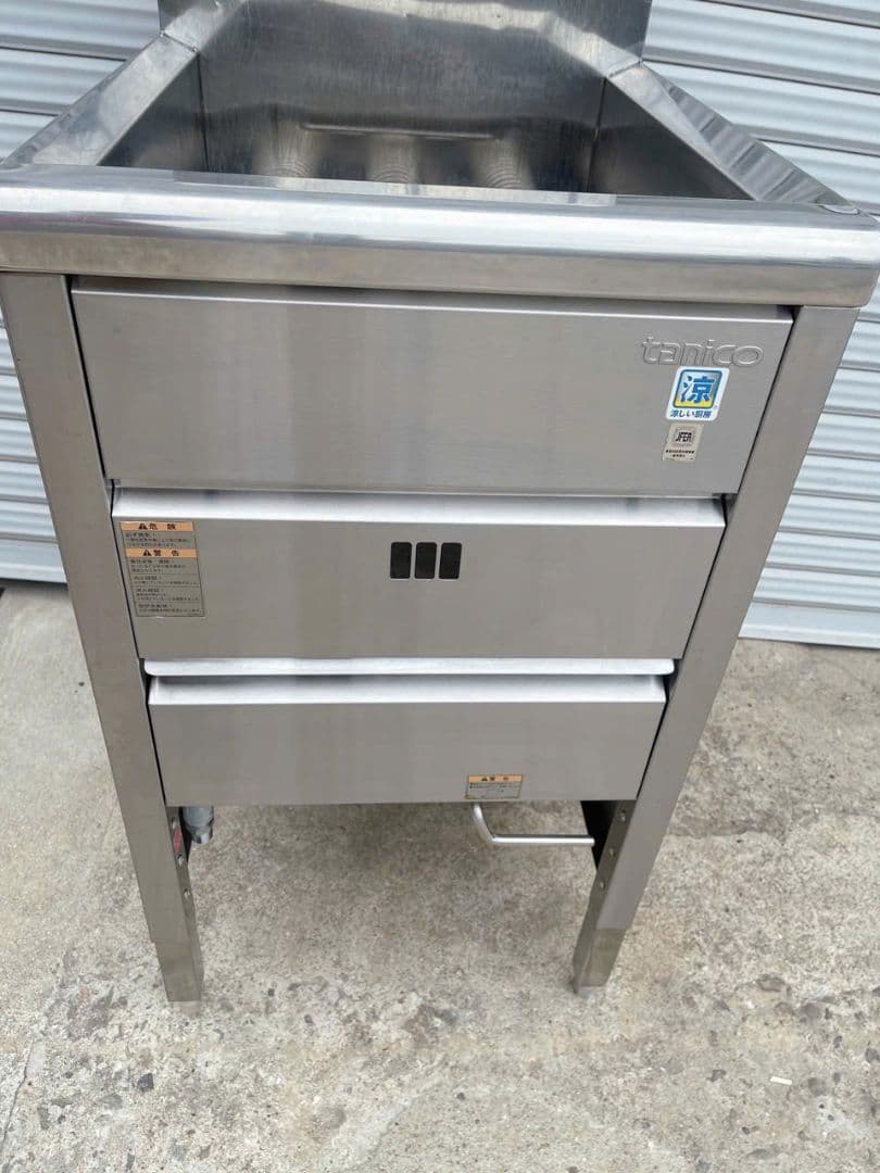 福岡配送無料　ガスフライヤー タニコー TGFL-45C LPガス　2019年製