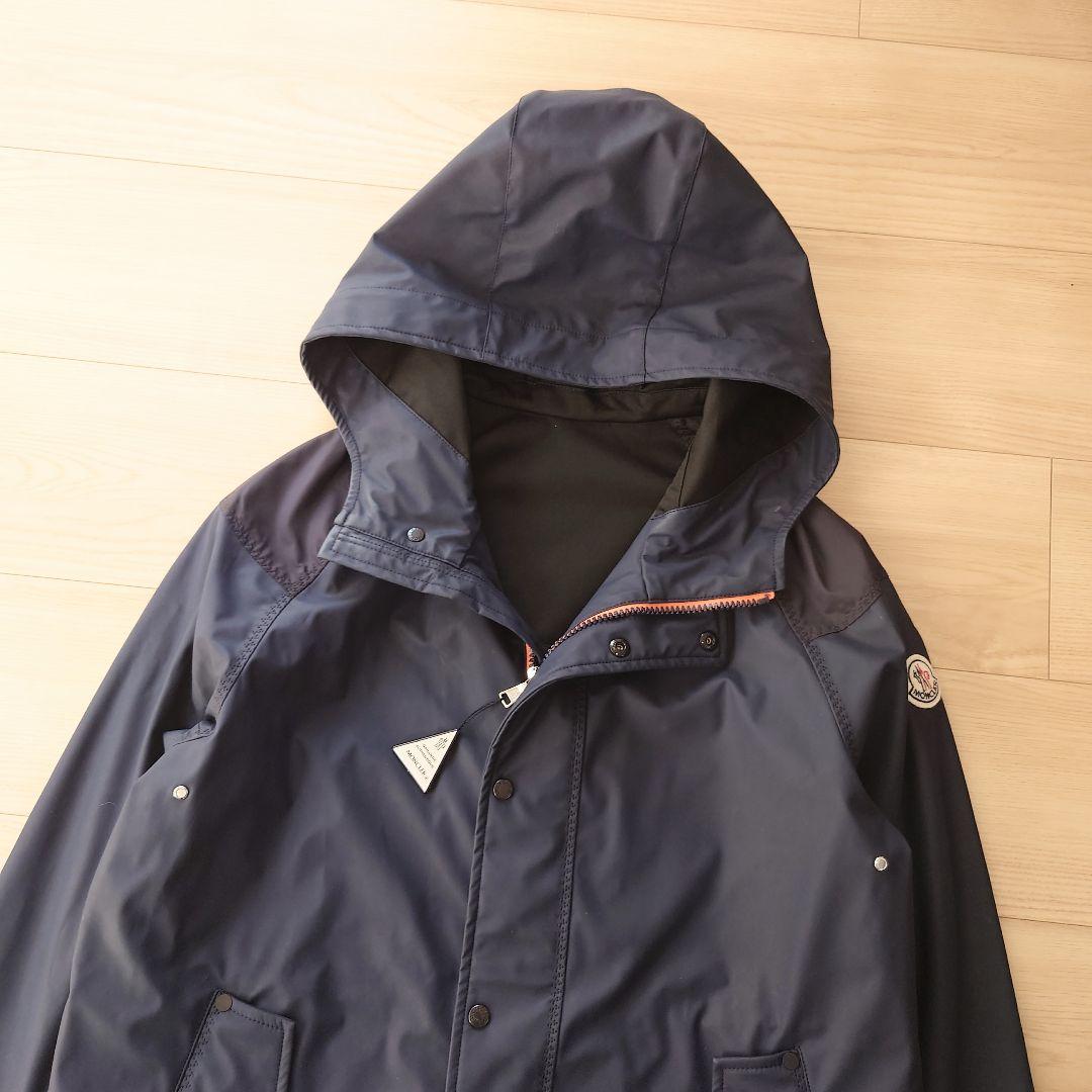 【未使用】MONCLER　フーディ スプリングコート　LORMONT　ネイビー