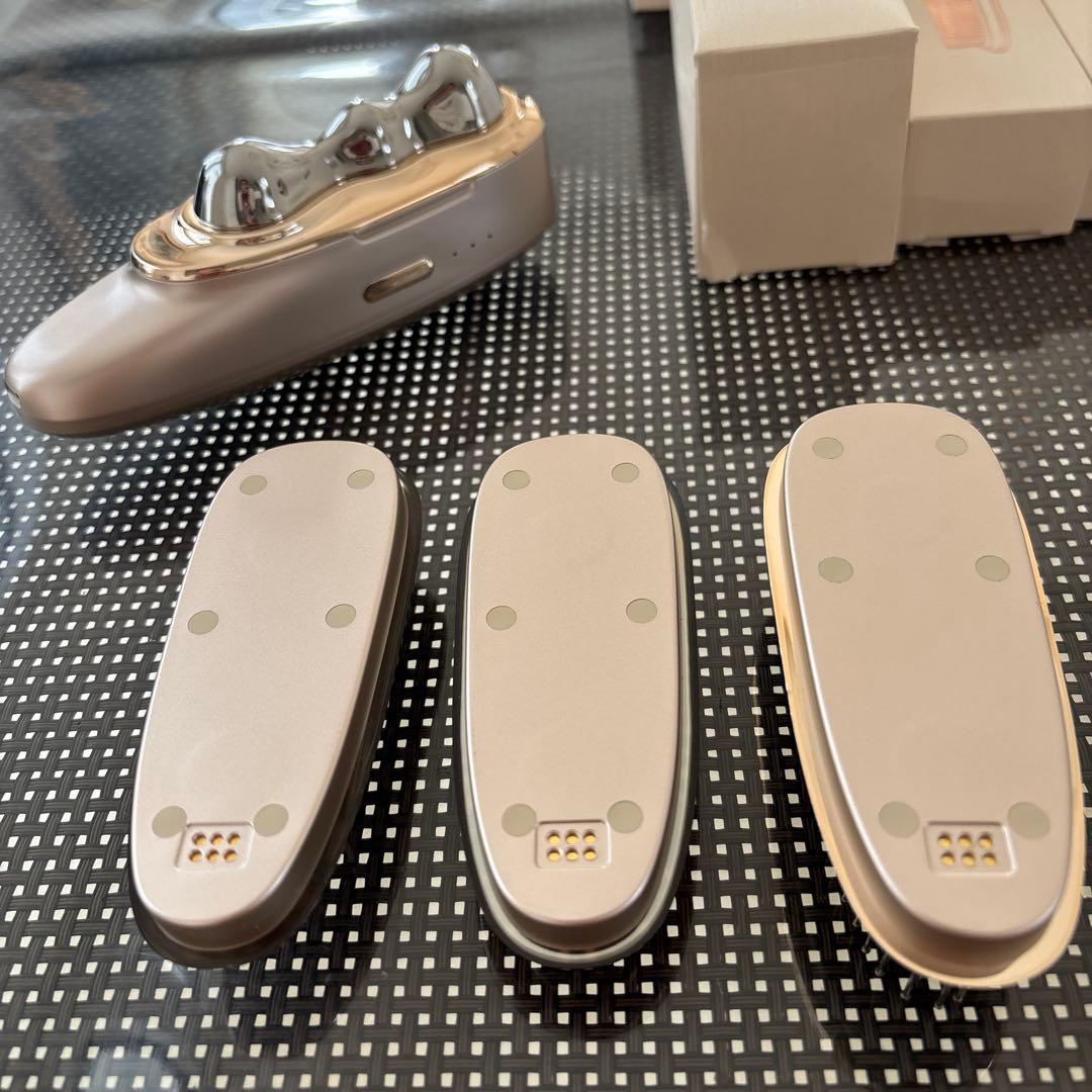 新品 ANLAN リフトスパ温冷かっさ EMS リフトブラシ アンラン 美顔器