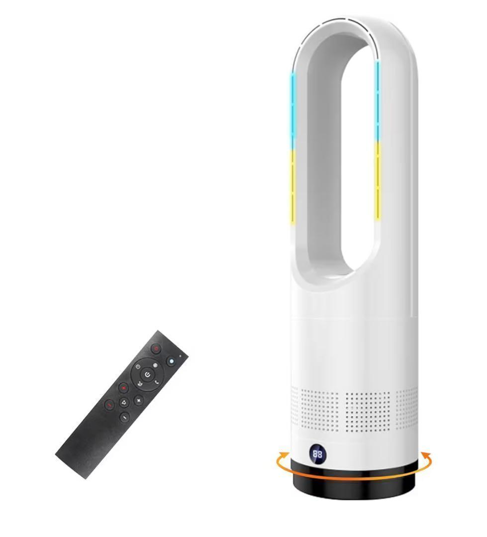 9. セラミックヒーター タワーファン ファンヒーター 扇風機　羽根なし