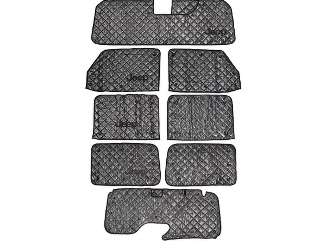 美品★ ジープ純正 JL ラングラー ルビコン　全面サンシェード フロント リア