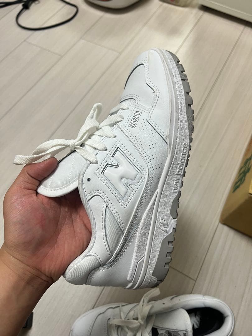 New Balance 550 ホワイト トレーニングシューズ