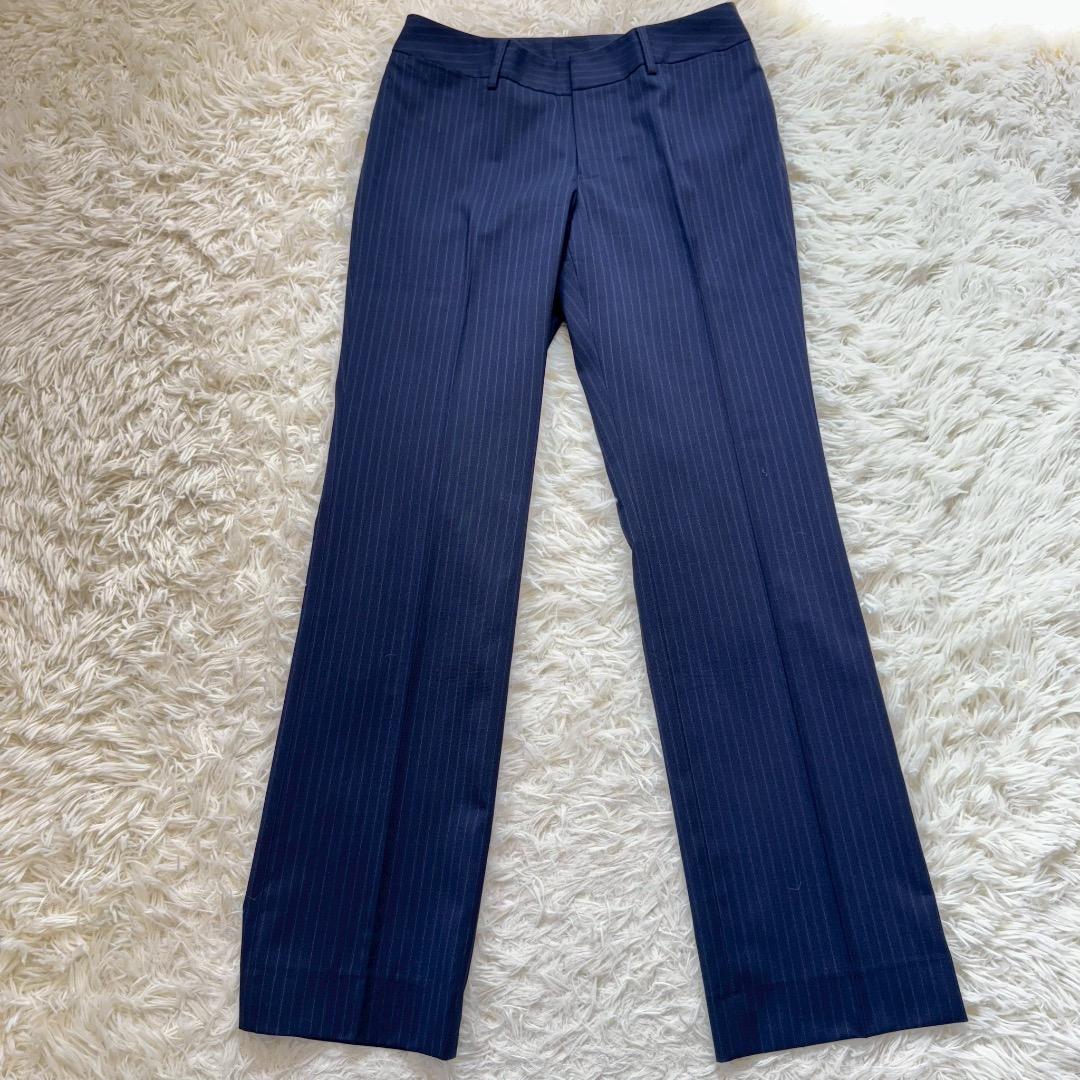未使用級✨ LES MUES ビジネススーツ 3ピース 2パンツ ネイビー M