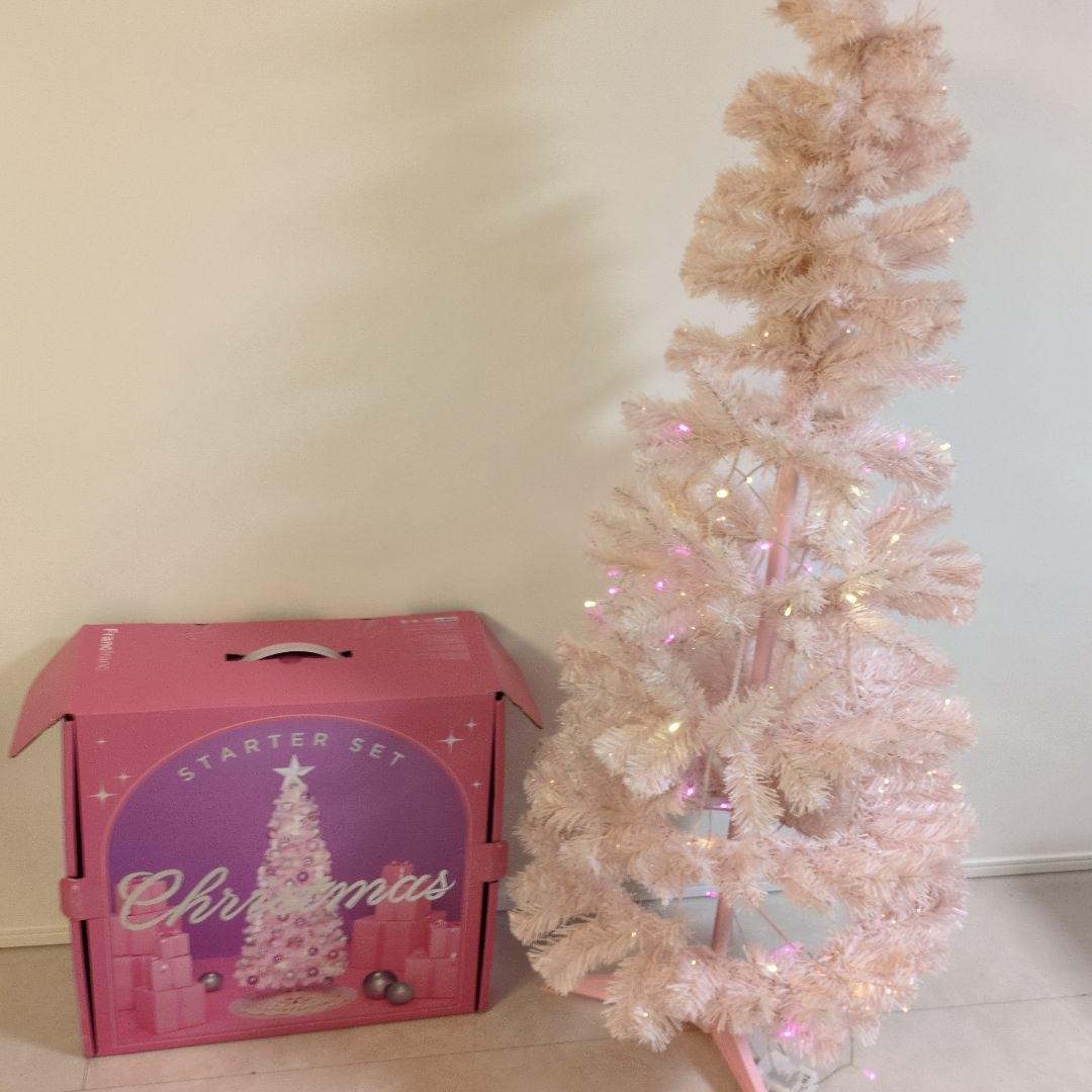 b*y様 フランフラン　ピンククリスマスツリー150㌢