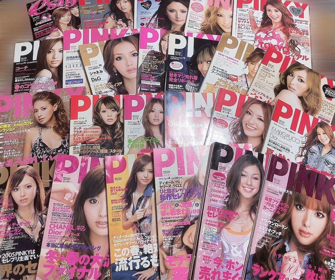 PINKY ピンキー estyプラス 雑誌 24冊セット