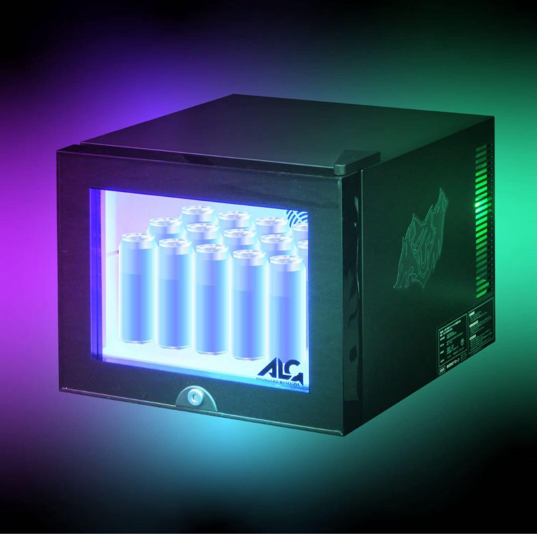ALLONE(アローン) LED内蔵ミニゲーミング冷蔵庫20L ALG