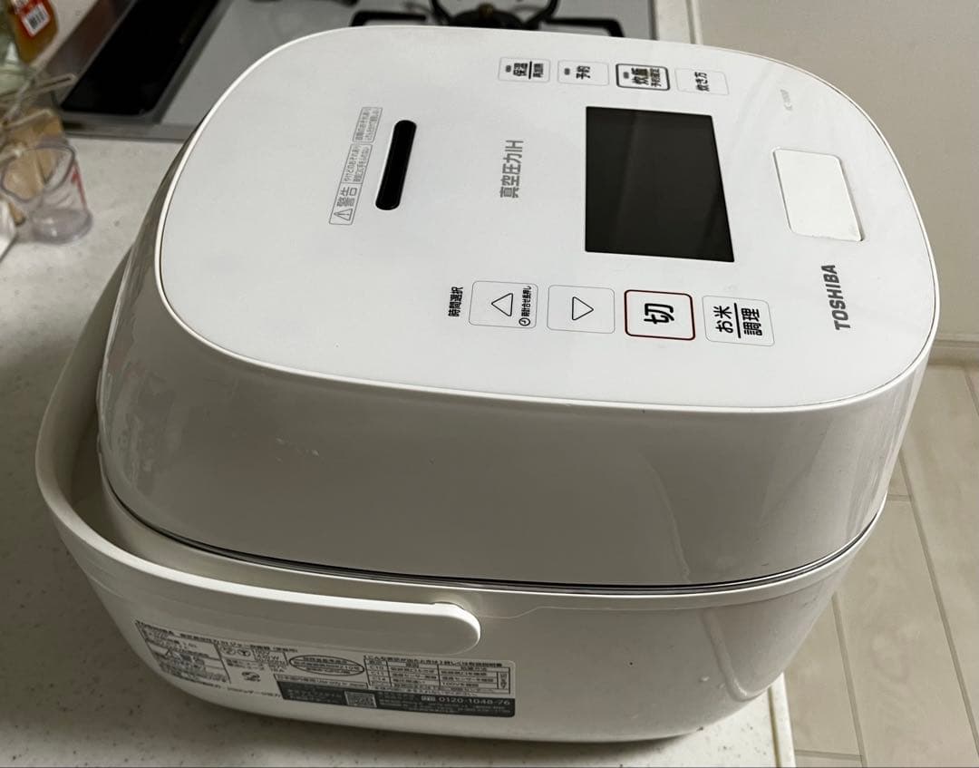 TOSHIBA 東芝 真空圧力 IH ジャー炊飯器 RC-10VXP 美品