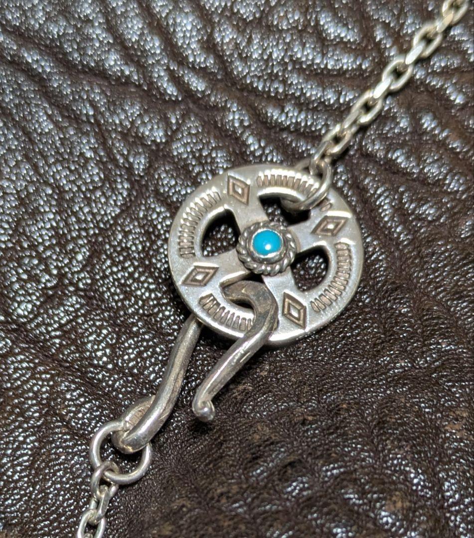 アリゾナフリーダム★金縄ターコイズフェザー60㎜★細角チェーン★ホイール★極美品