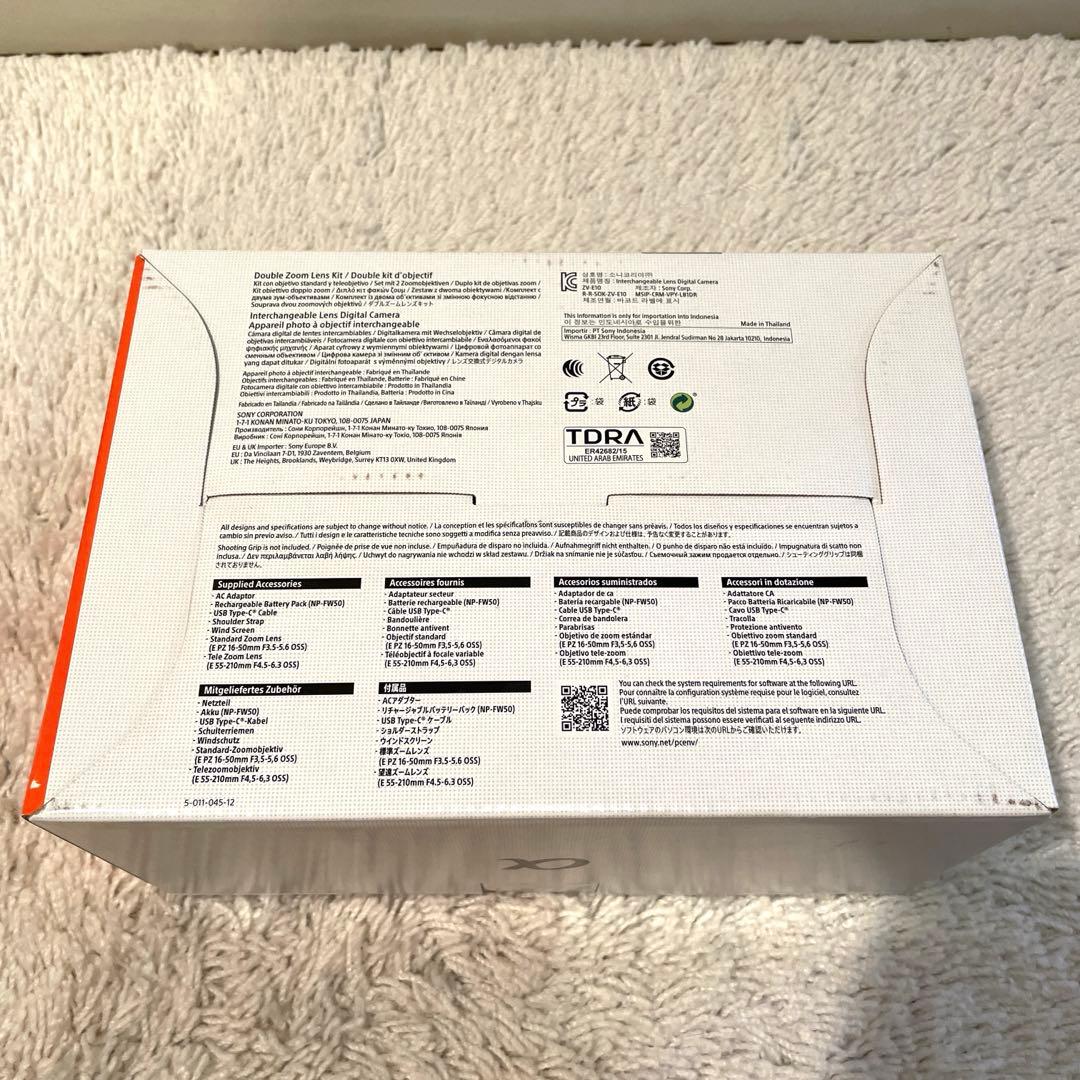 新品未使用　SONY ZV-E10Y Black カメラ