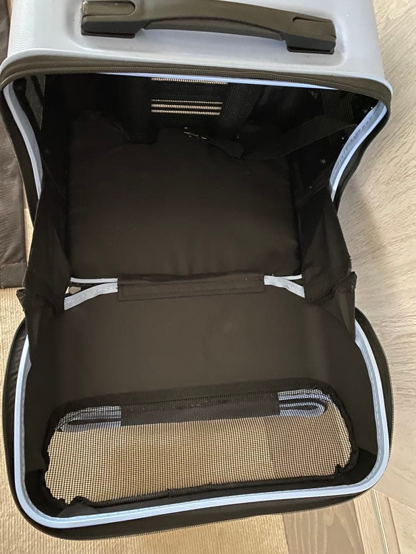 OSOTO 子犬、猫用のライトブルー キャリーケース