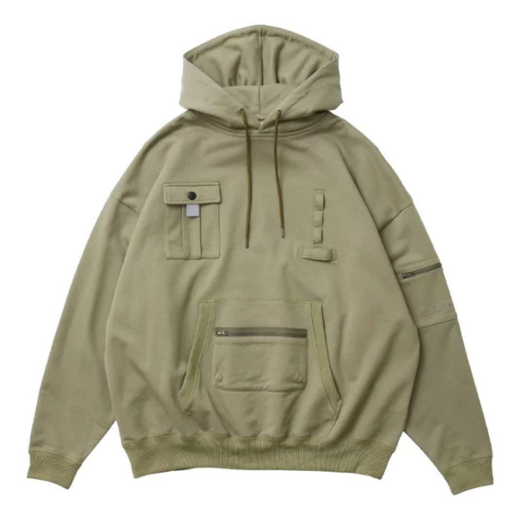 Evisen Chaos Fishing Club パーカーオリーブXL(LL)