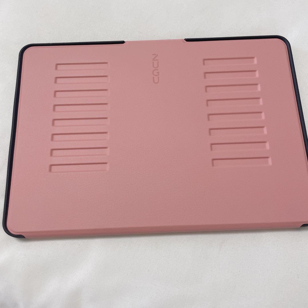 ZUGU iPadケース第9/8/7世代10.2インチ　カバー　ローズピンク