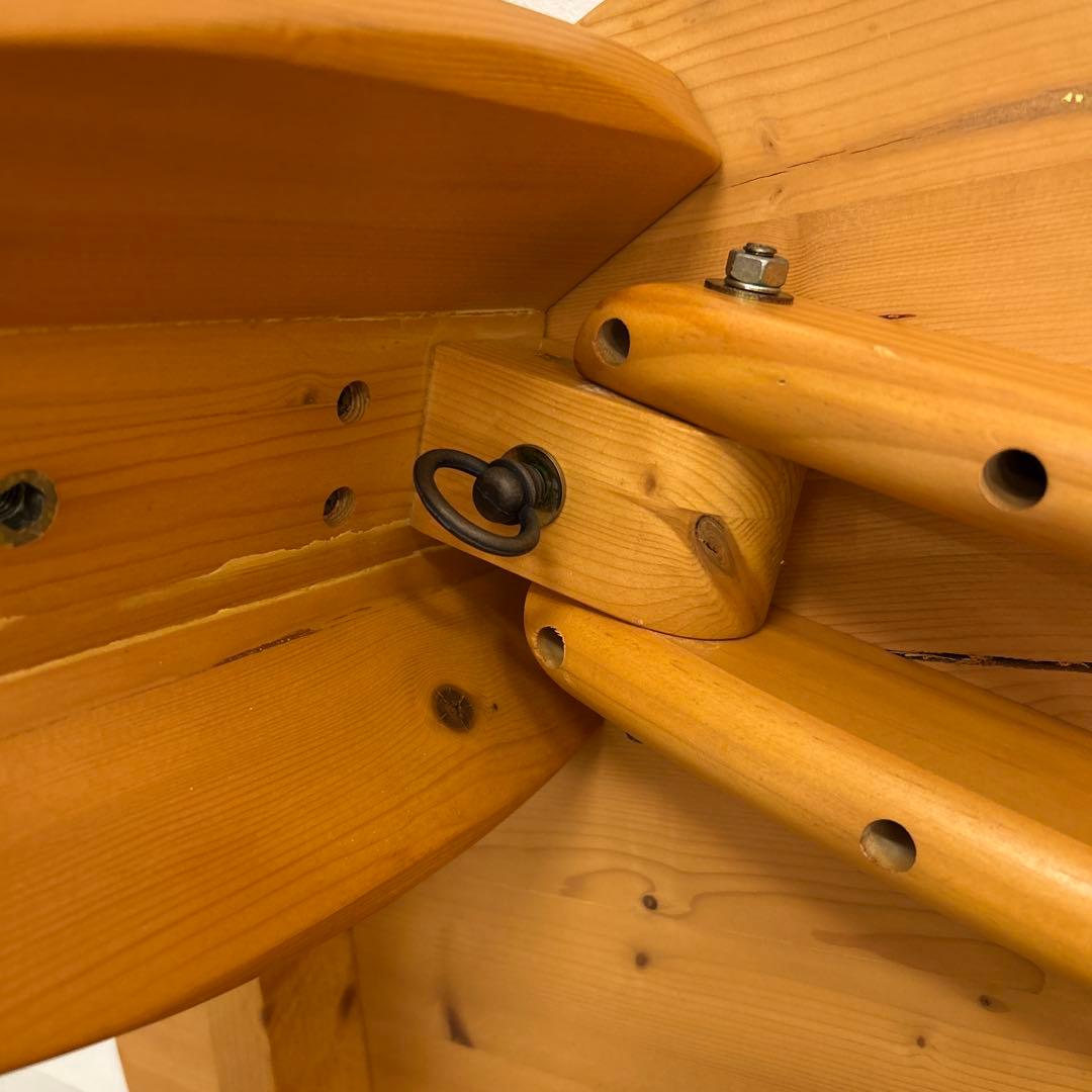 cochi*展示品★折脚座卓 折脚テーブル 折畳み式 うづくり パイン無垢