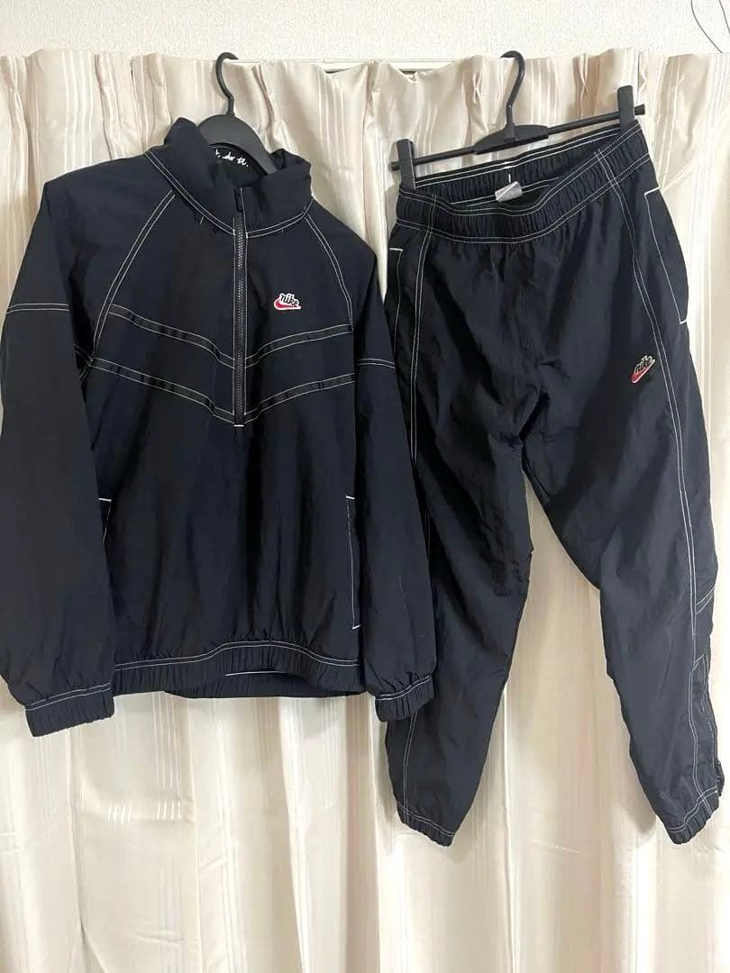【超希少・Nissy着用モデル】NIKE セットアップ 黒　L/L
