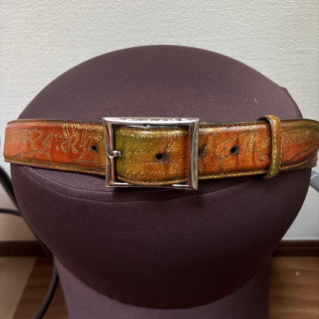 超美品‼️ベルトBERLUTI ベルルッティ カリグラフィ メンズ