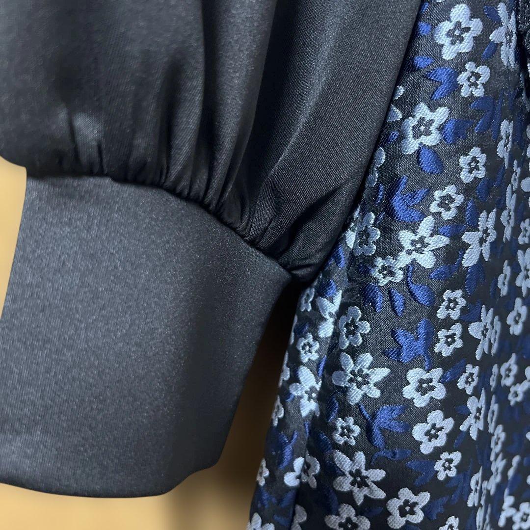 42スーパービューティー　新品未使用　前空きジャガードワンピース