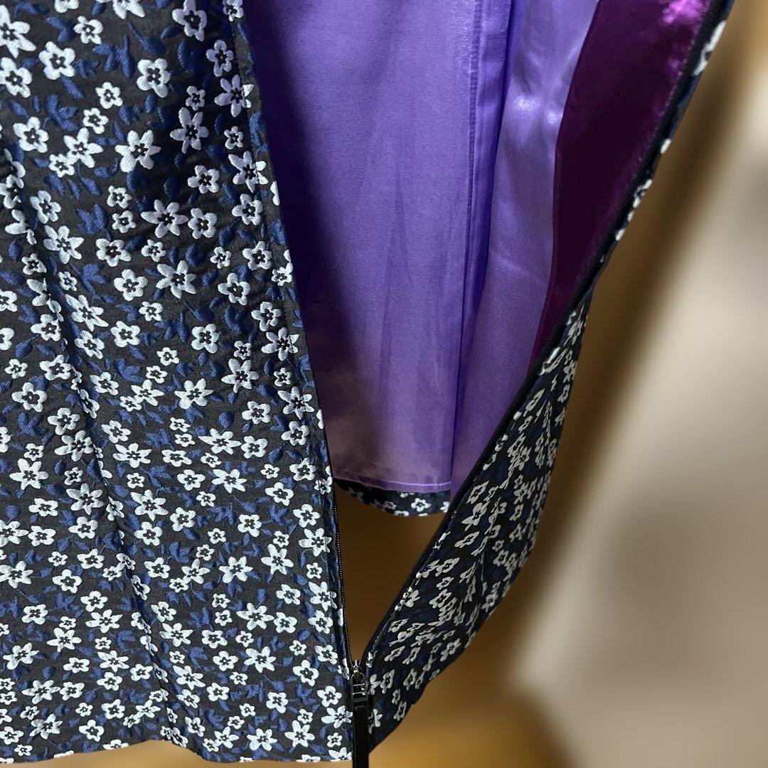 42スーパービューティー　新品未使用　前空きジャガードワンピース