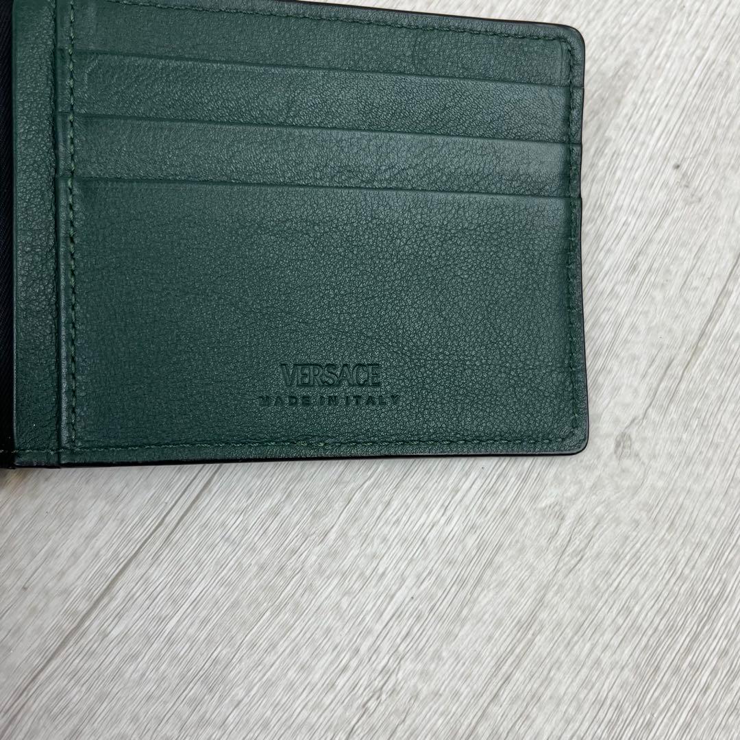 美品✨ VERSACE ヴェルサーチ マネークリップ メデューサ グリーン 緑