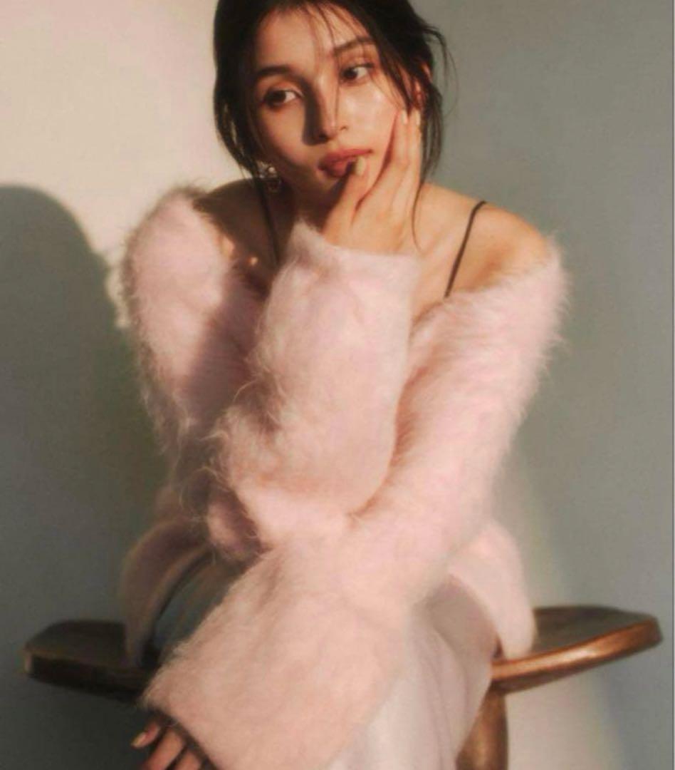 FRAY I.D ダブルフェイスシャギーカーディガン