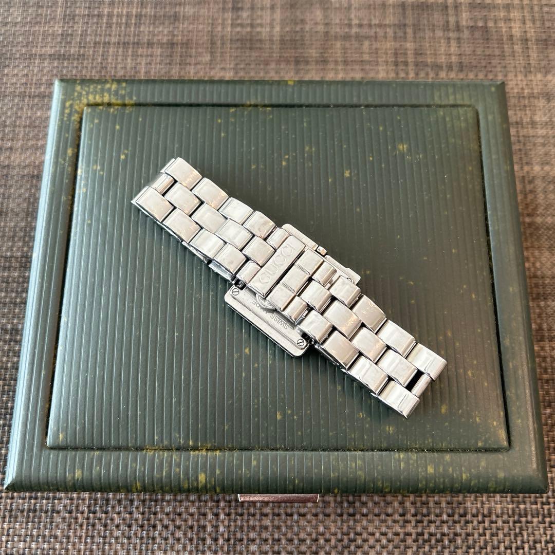 GUCCI 3600J レディース腕時計 Gロゴ スクエア クォーツ 中古