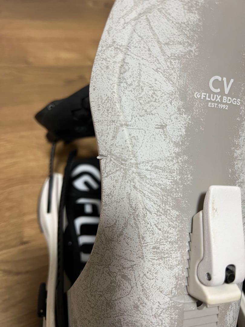 FLUX CV Sサイズ　スノーボードビンディング ホワイト/グレー