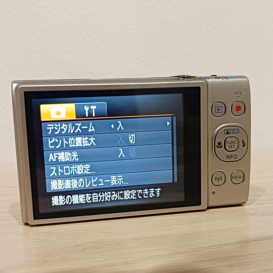 美品 動作確認済CANON IXY650 Wi-Fi搭載 デジカメ シルバー