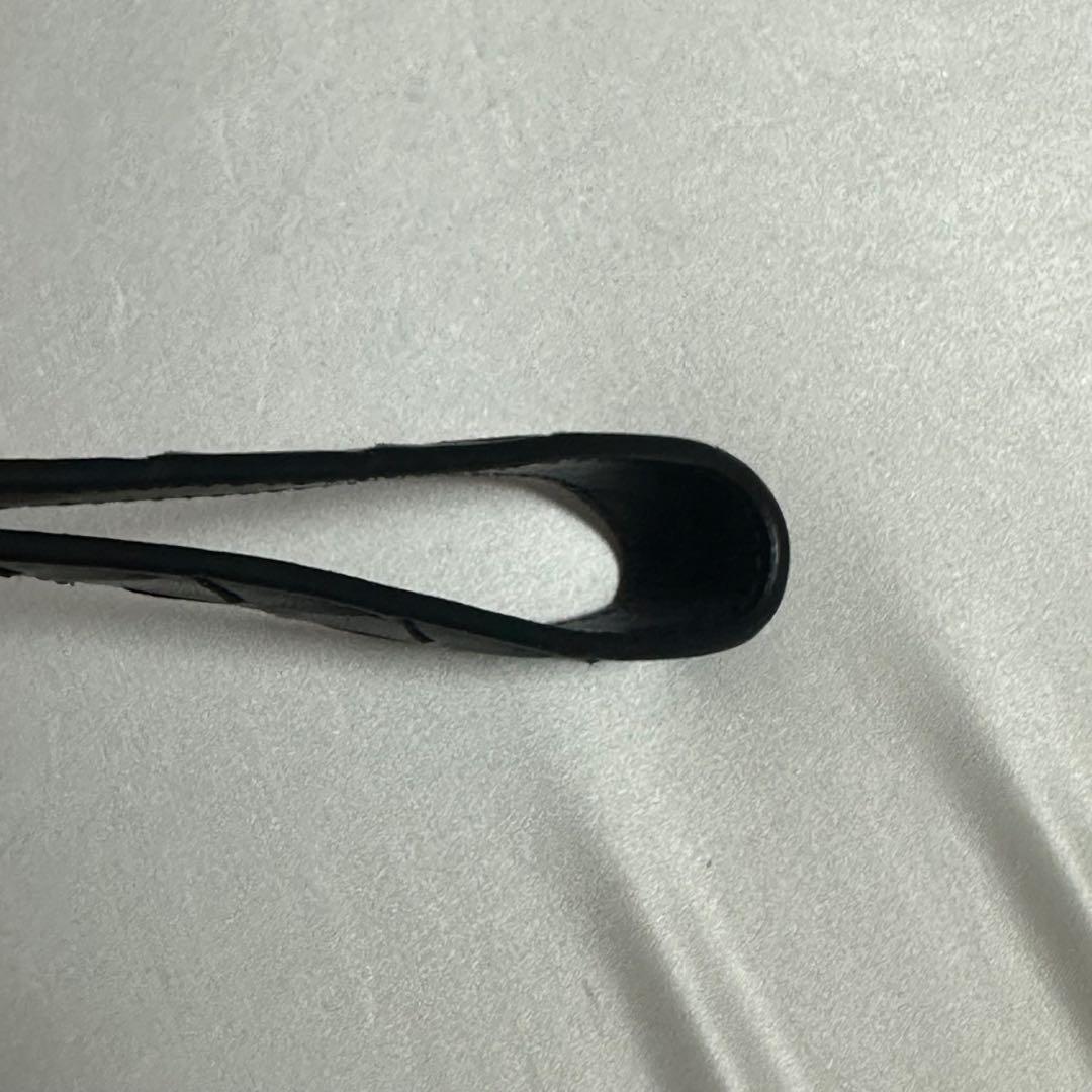 ボッテガヴェネタ キーホルダー ブラック イントレチャート