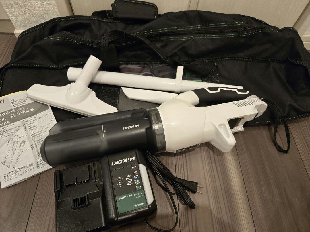 【HIKOKI】ハイコーキコードレスクリーナーR18DB(S)サイクロン式