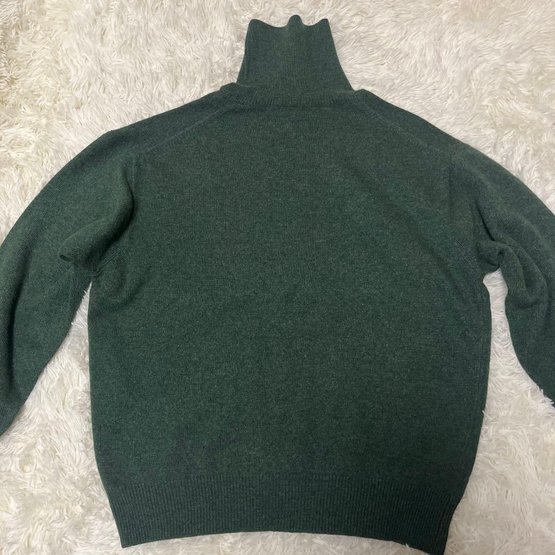 【極美品】✨ゼニア カシミヤ100% タートルネック ニット L イタリア製