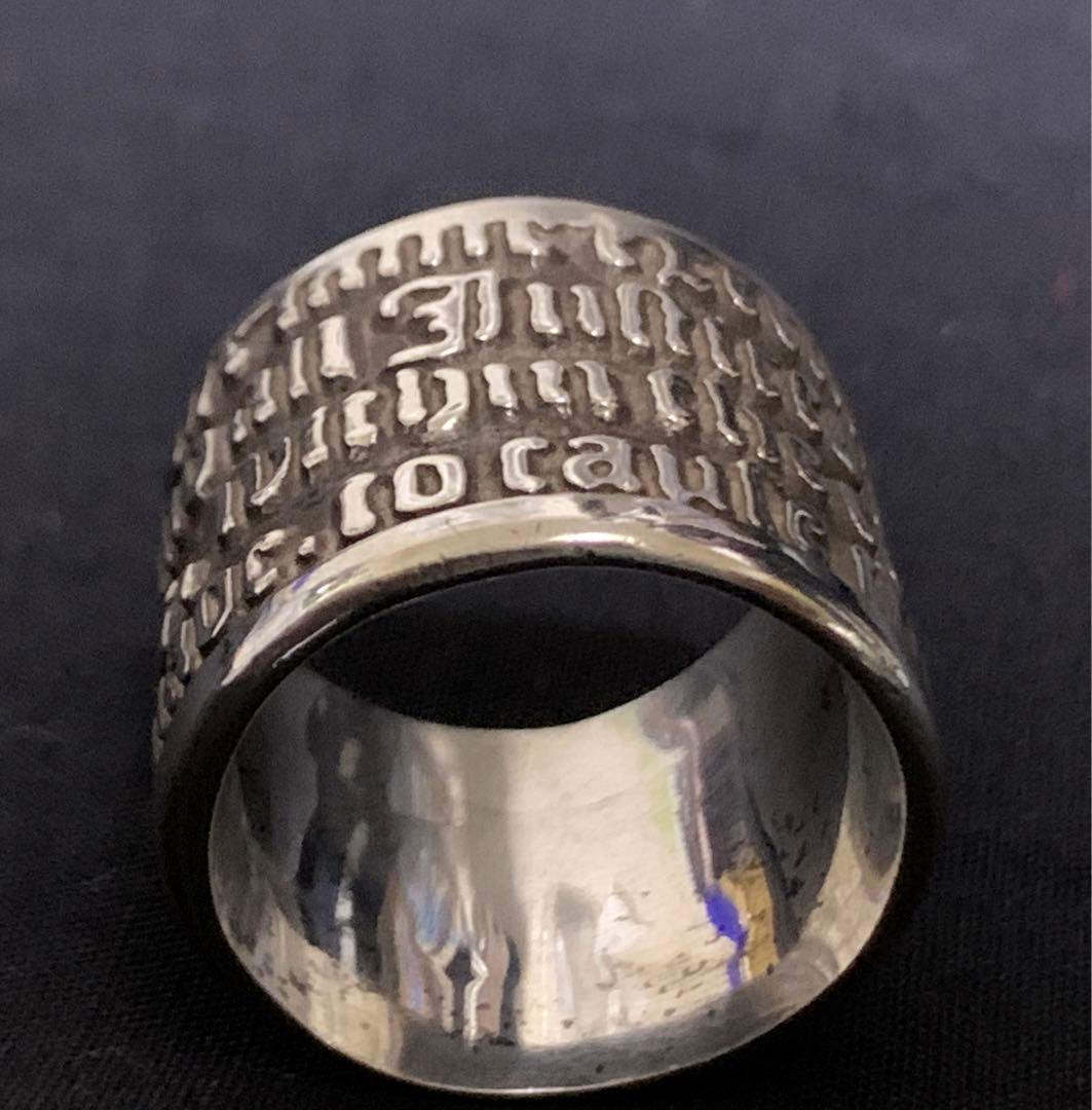 VASS LUDACER 幅広のスターリングシルバーリング