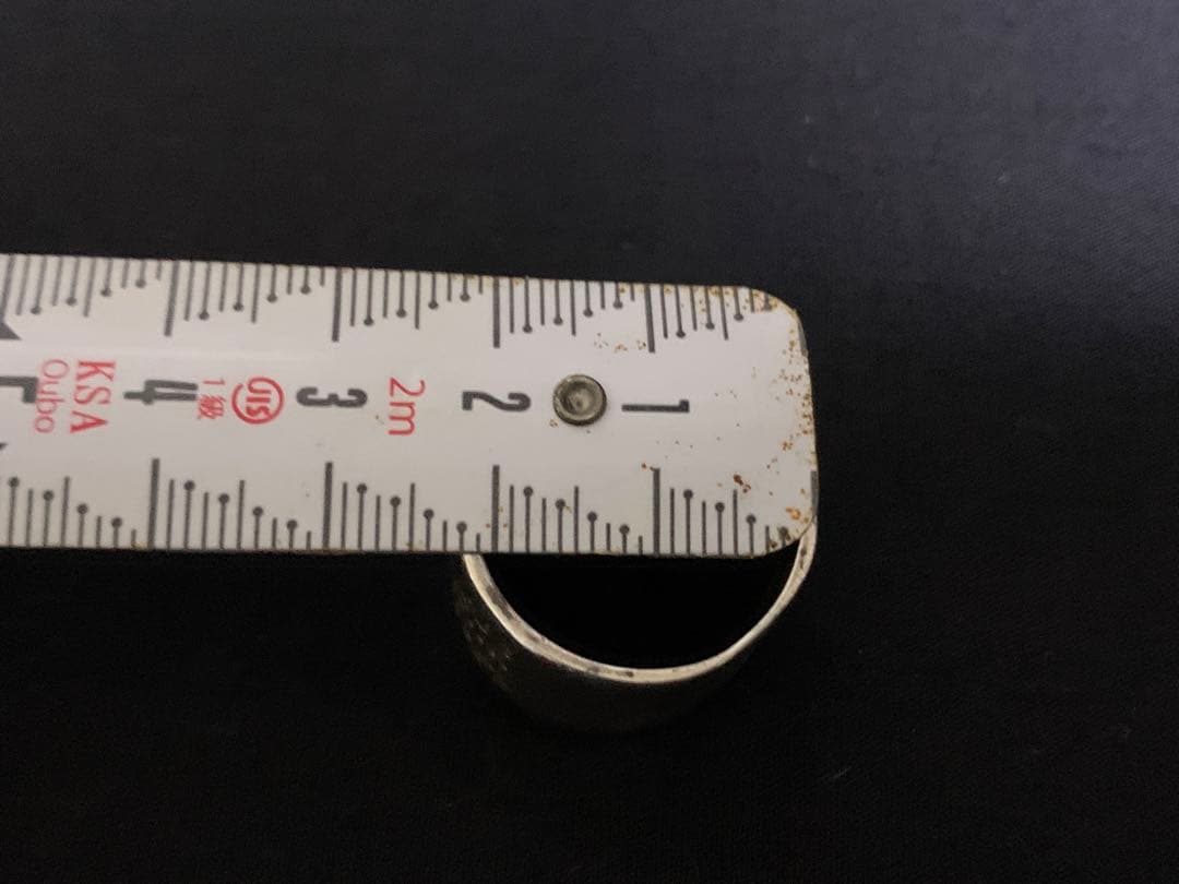 VASS LUDACER 幅広のスターリングシルバーリング