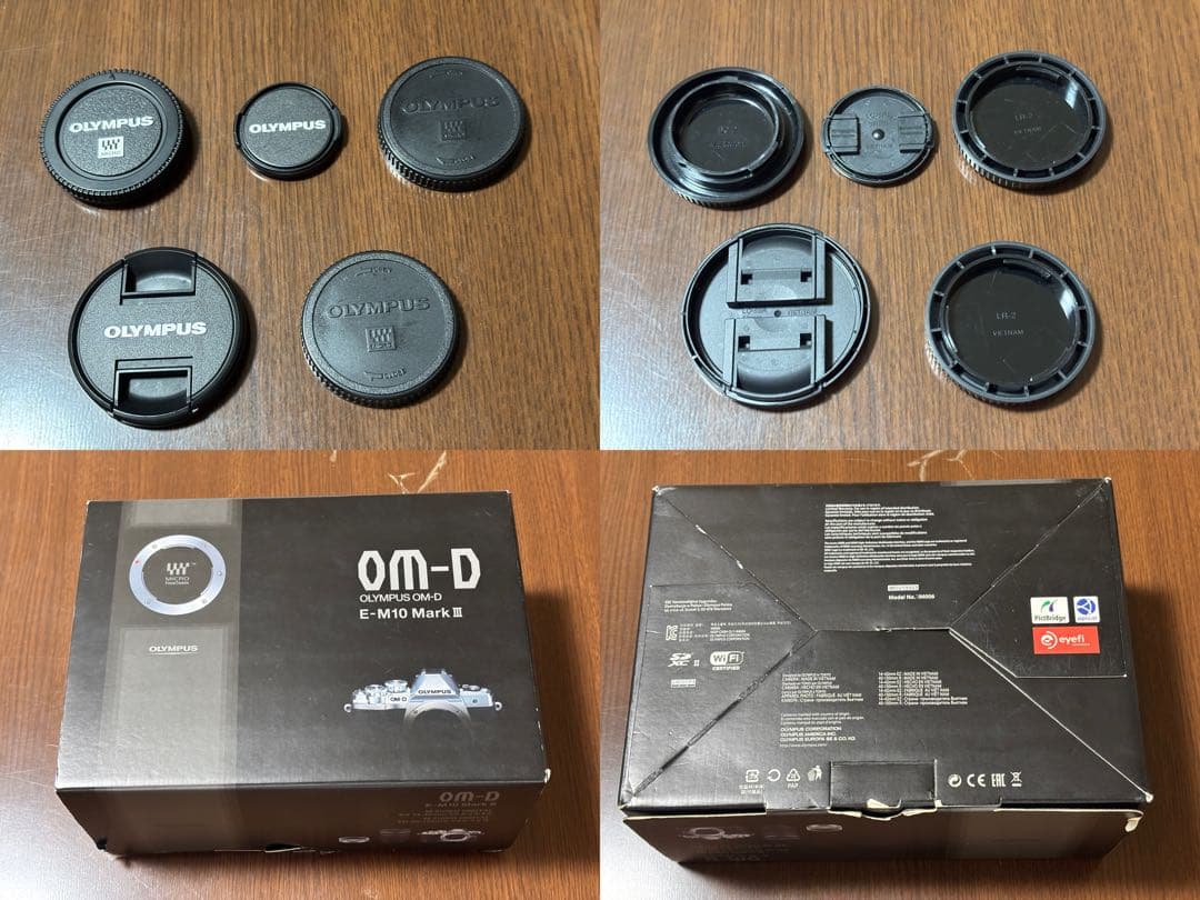 オリンパス OM-D E-M10 Mark III EZダブルズーム 液晶割れ有