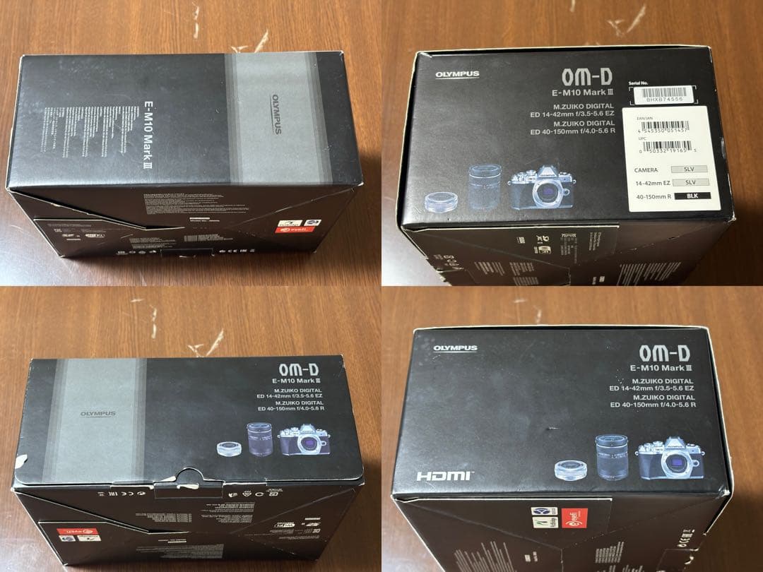 オリンパス OM-D E-M10 Mark III EZダブルズーム 液晶割れ有