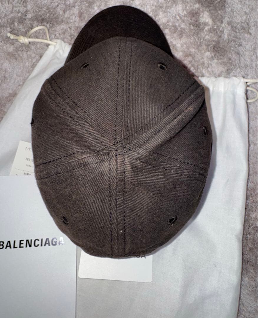 BALENCIAGA バレンシアガ ベースボールキャップ ブラック