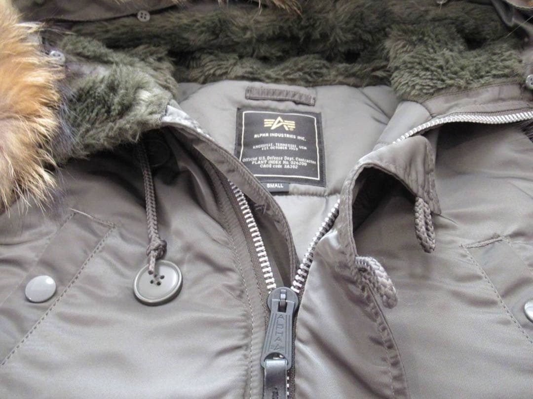 美品【N-3B】Alpha Industries ミリタリージャケット Sサイズ