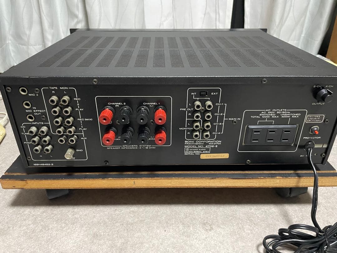 BOSE 4702-II アンプ音出し確認済み