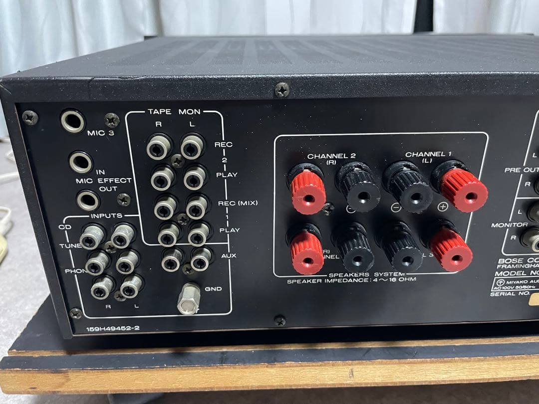 BOSE 4702-II アンプ音出し確認済み